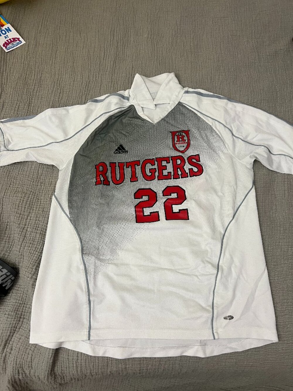Adidas Rutgers University Rugby Jersey